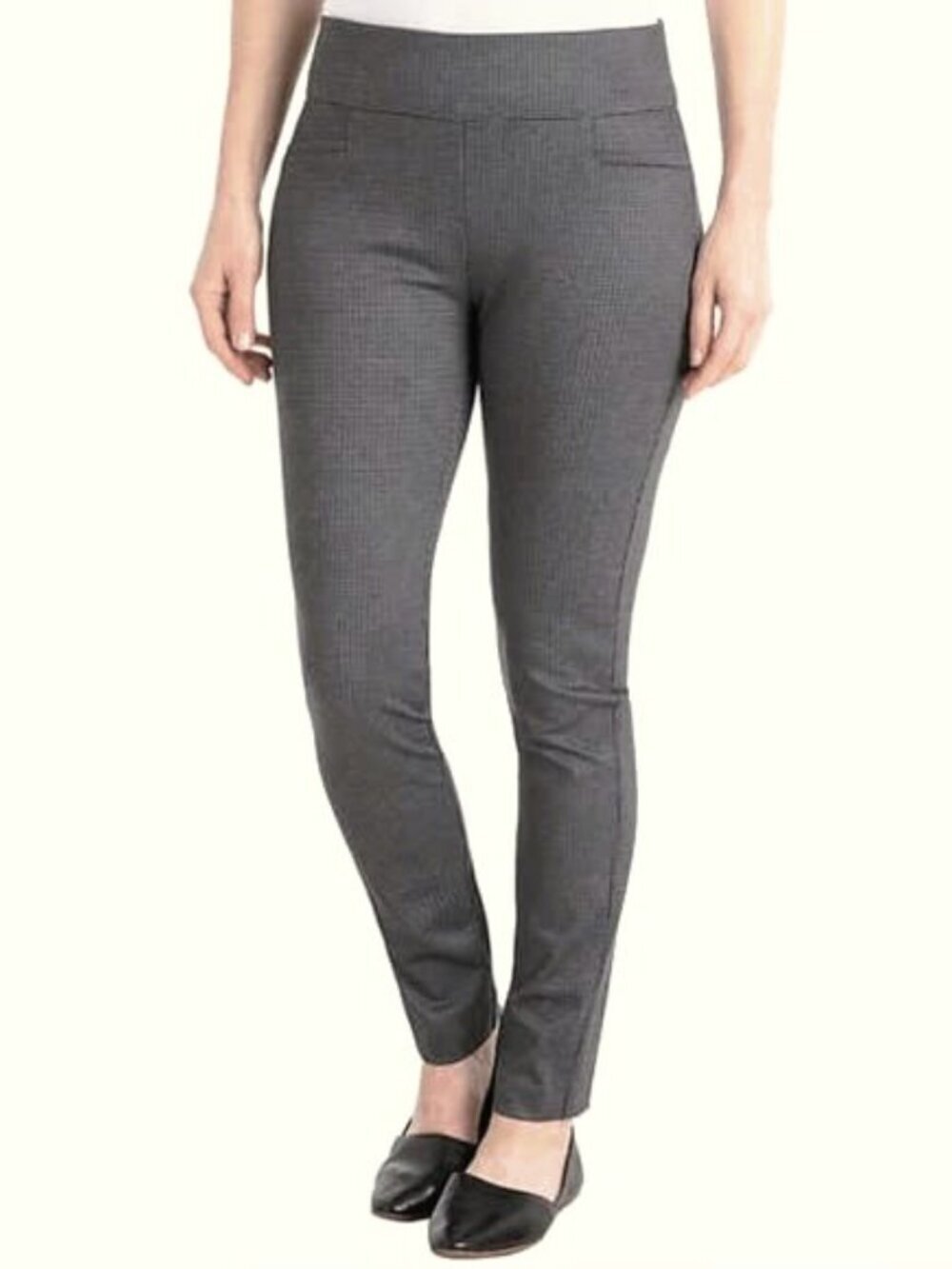 Dalia Grey Rayon Blend Trousers